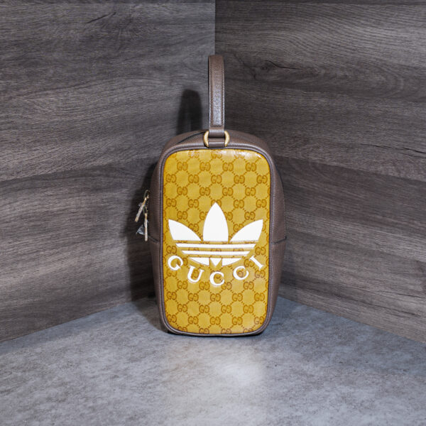 TÚI GUCCI BROWN X ADIDAS MINI HANDBAG