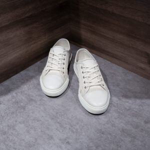 GIÀY GUCCI BEIGE GG CANVAS LEATHER LOW TOP SNEAKER