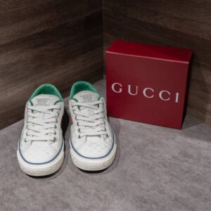 GIÀY GUCCI TENNIS 1977 ' WHITE MINI GG '