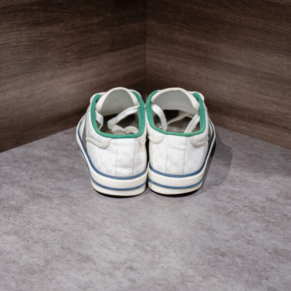 GIÀY GUCCI TENNIS 1977 ' WHITE MINI GG ' - Hình ảnh 3