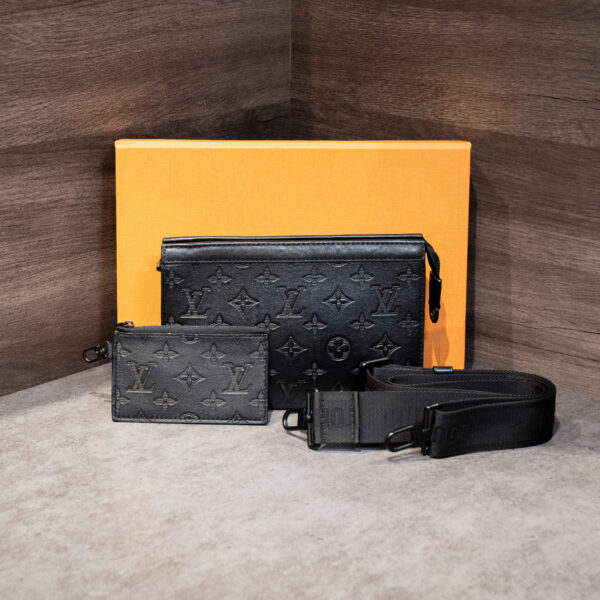 TÚI LOUIS VUITTON GASTON WEARABLE WALLET BLACK