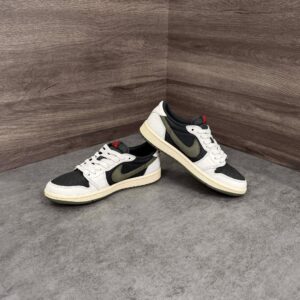 Giày Nike Travis Scott x Air Jordan 1 Low OG “Olive”