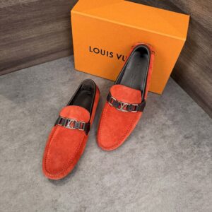 Giày Louis Vuitton Hockenheim Moccasin Red