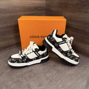 Giày Louis Vuitton Trainer Maxi Monogram Denim