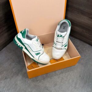 Giày Louis Vuitton Trainer #54 “White & Green”