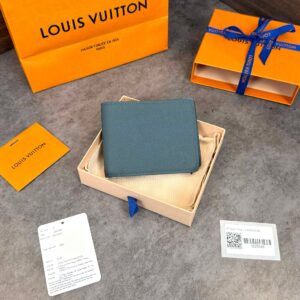 Ví Louis Vuitton Multiple Aerogram ‘Storm Blue’