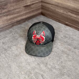 Mũ Gucci Supreme Red Wolf