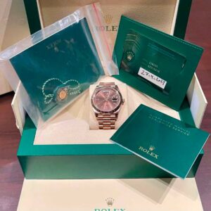Đồng Hồ Rolex Daydate 228235 Choco (2021)