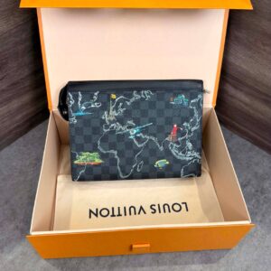 Túi Louis Vuitton Pochette Voyage Damier Graphite Map Limited Edition