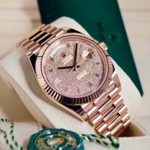 Đồng Hồ Rolex Daydate 228235 Pave Diamond (2025)