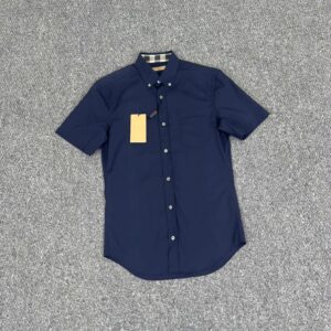 Áo Bubberry Brit Navy Check Shirt