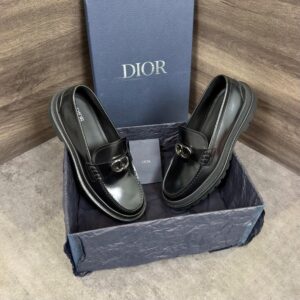 Giày Dior Explorer Loafer Black Polished Calfskin
